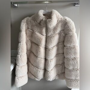 Marc New York Cream Teddy Jacket